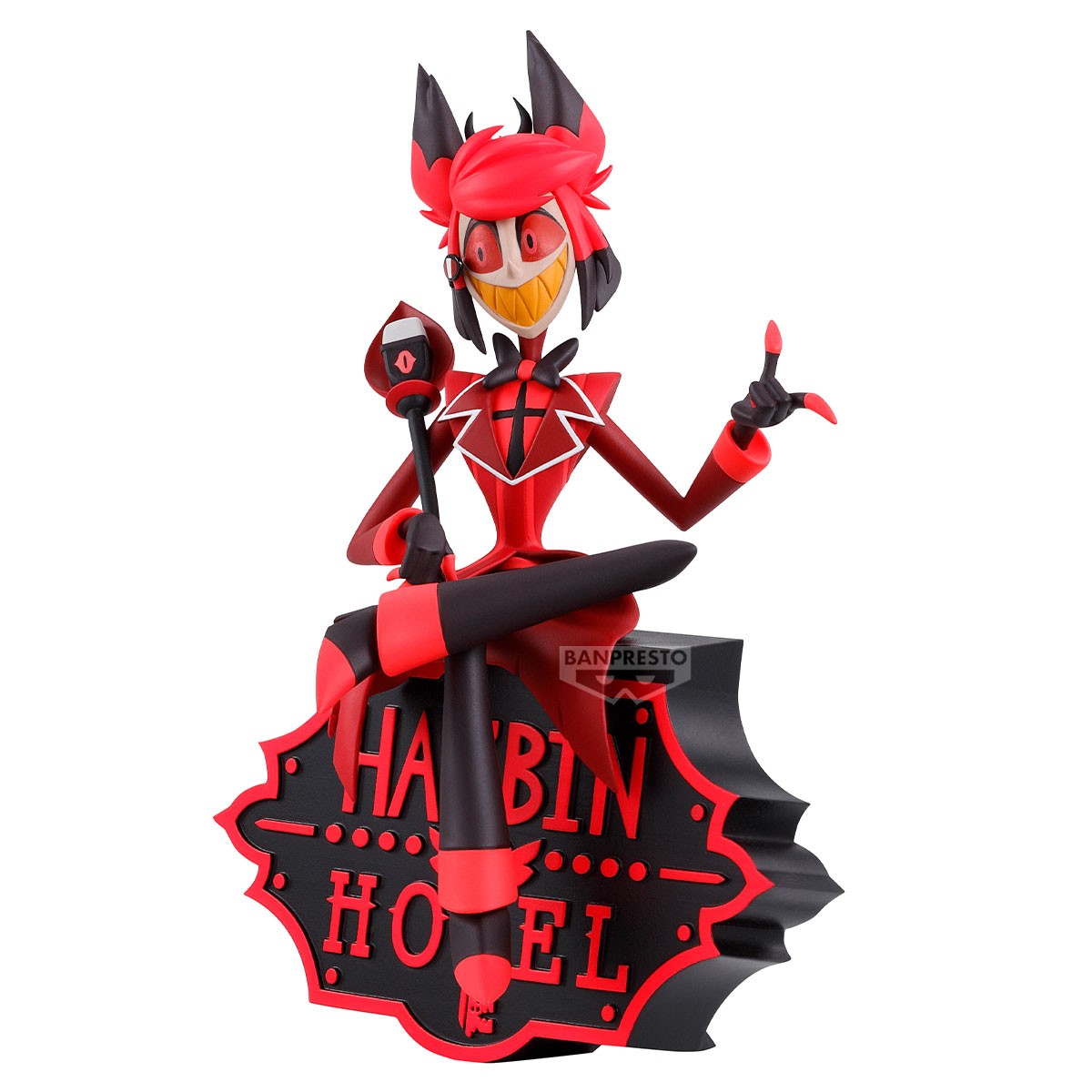 HAZBIN HOTEL - MONITOR TOP FIGURE - ALASTOR Ver. A PREORDER - immagine 5