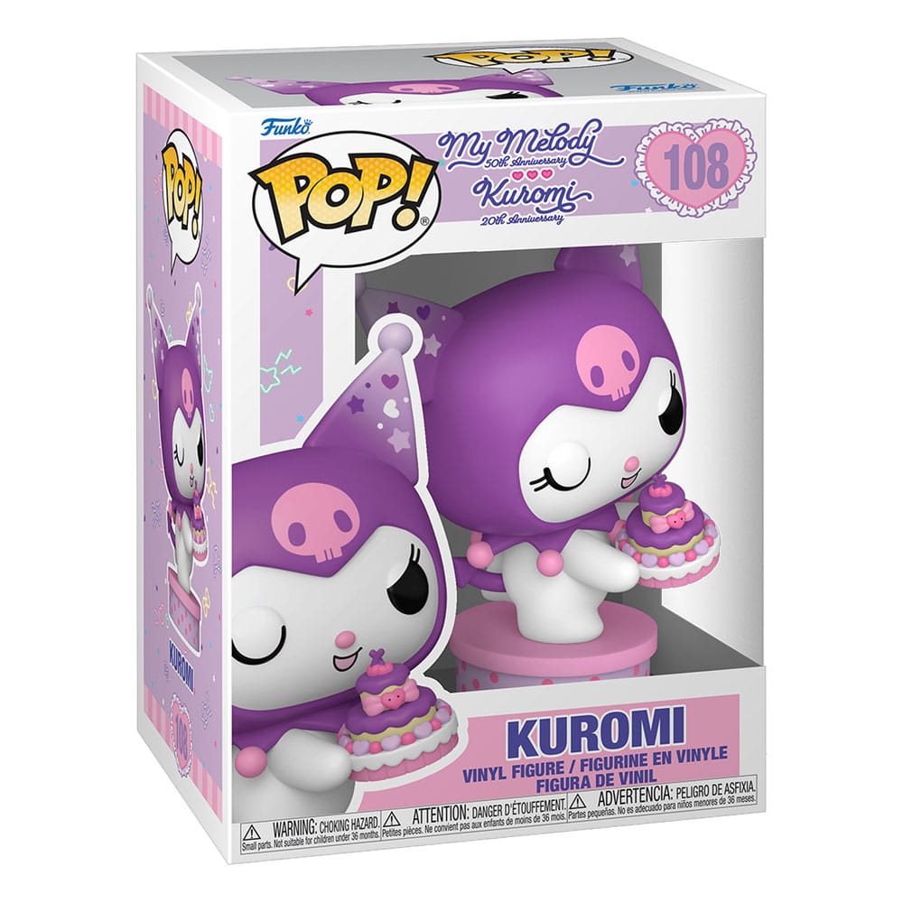 Hello Kitty and Friends POP! Vinyl Figure Kuromi with Cake (20th Anniversary) 9 cm - immagine 2