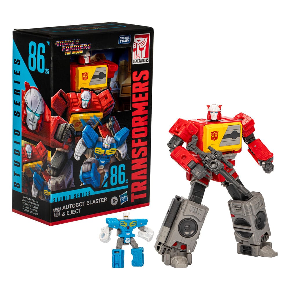 The Transformers: The Movie Generations Studio Series Voyager Class Action Figure Autobot Blaster & Eject 16 cm PREORDER - immagine 11
