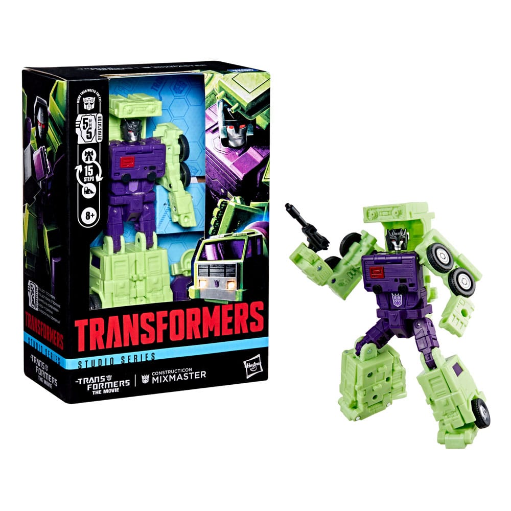 The Transformers: The Movie Studio Series Voyager Class Action Figure Constructicon Mixmaster 16 cm - immagine 3