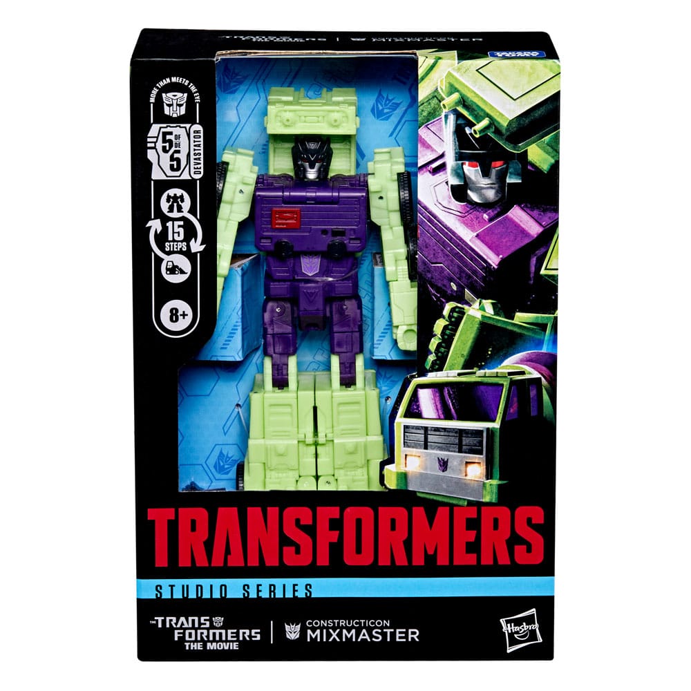 The Transformers: The Movie Studio Series Voyager Class Action Figure Constructicon Mixmaster 16 cm - immagine 5