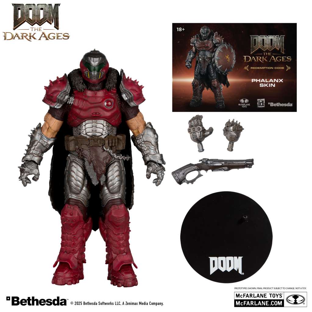 Doom:the dark ages doom slayer phalanx 7" action figure PREORDER - immagine 4