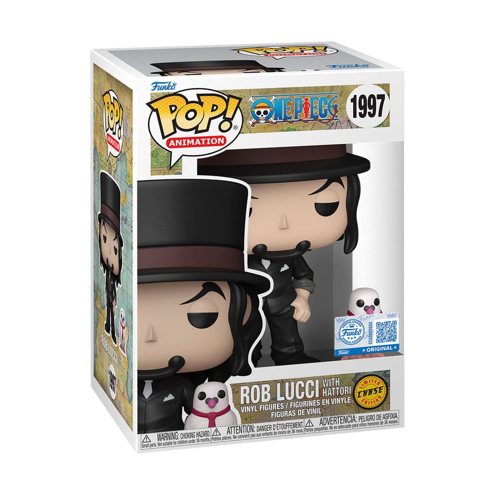 One Piece POP!&Buddy Animation Vinyl Figures Rob Lucci with Hattori CHASE - immagine 2