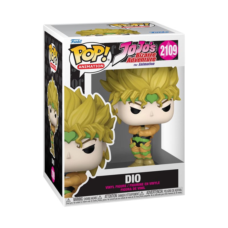 JoJo´s Bizarre Adventure POP! Animation Vinyl Figures DIO 9 cm PREORDER - immagine 2