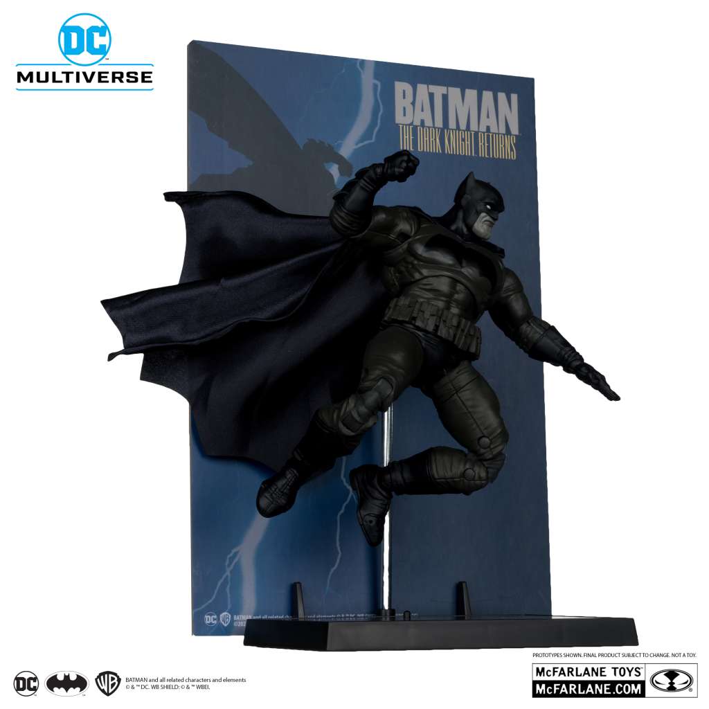 Dc multiverse cover recreations the dark knight returns batman figure