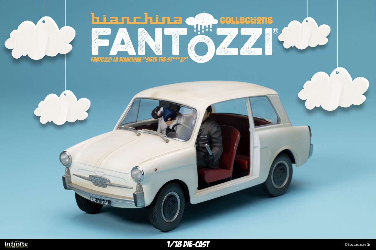 Fantozzi la bianchina siete tre st...zi 1/18 die-cast PREORDER