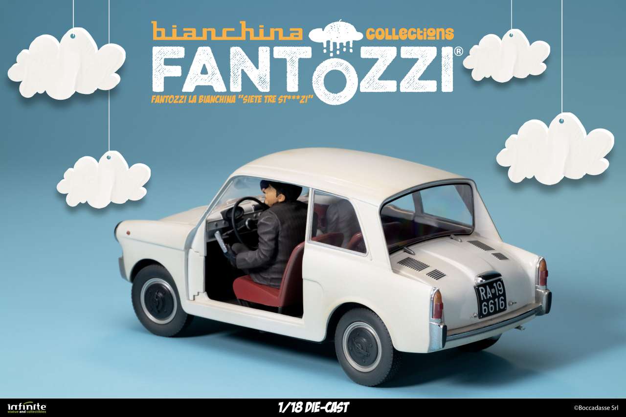 Fantozzi la bianchina siete tre st...zi 1/18 die-cast PREORDER - immagine 2