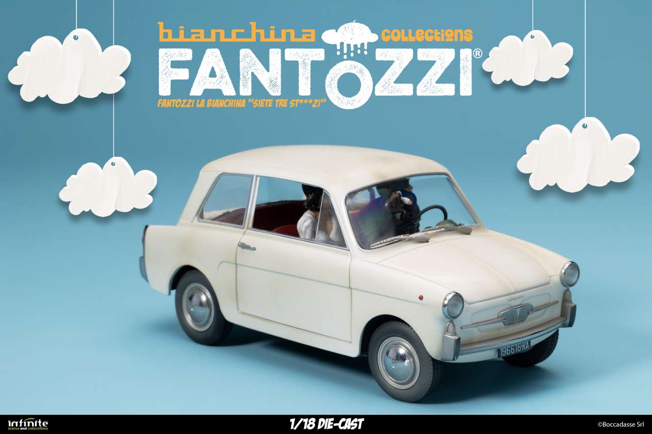 Fantozzi la bianchina siete tre st...zi 1/18 die-cast PREORDER - immagine 3