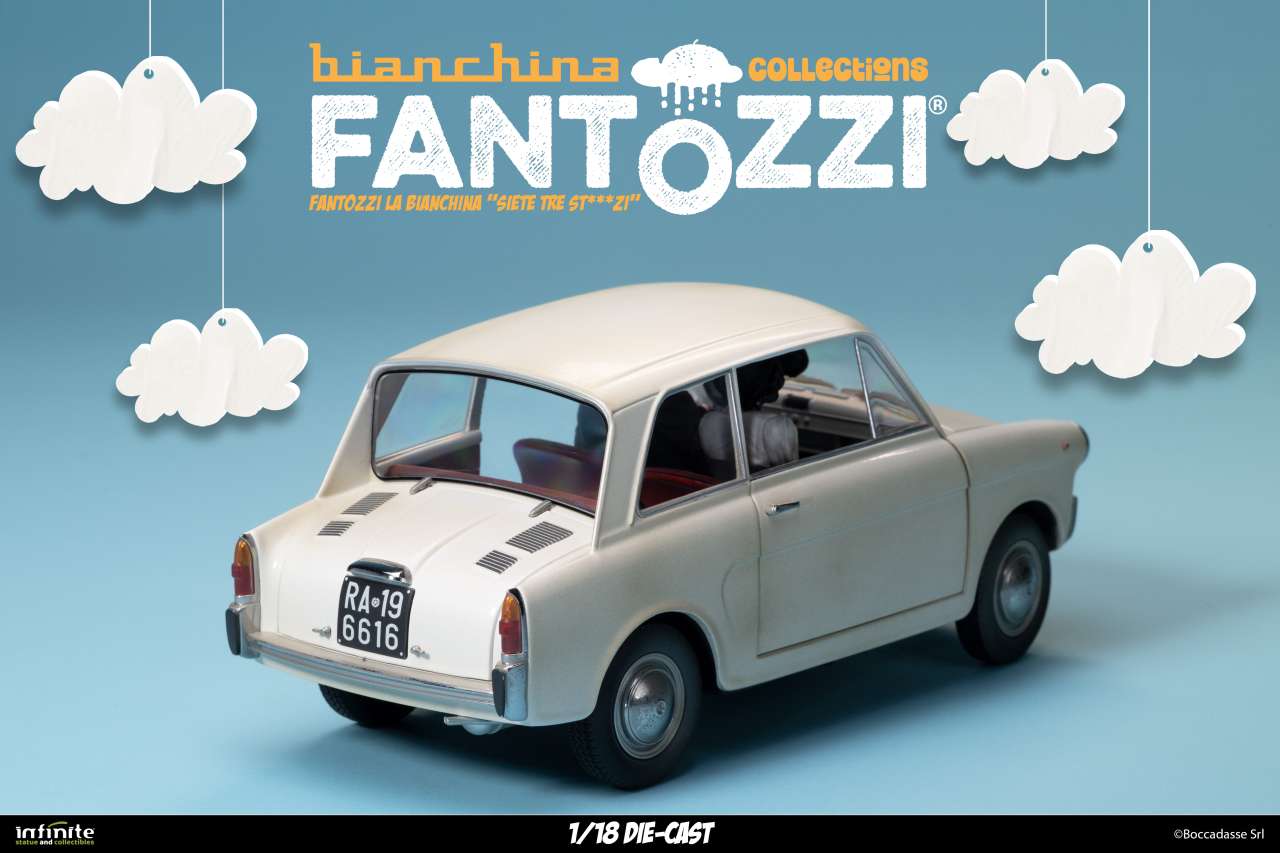 Fantozzi la bianchina siete tre st...zi 1/18 die-cast PREORDER - immagine 4