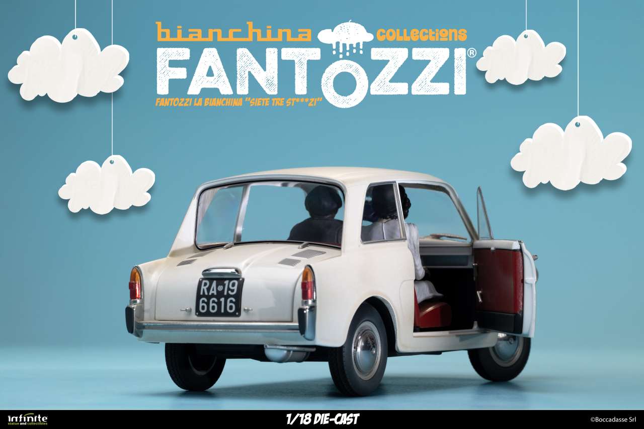 Fantozzi la bianchina siete tre st...zi 1/18 die-cast PREORDER - immagine 5