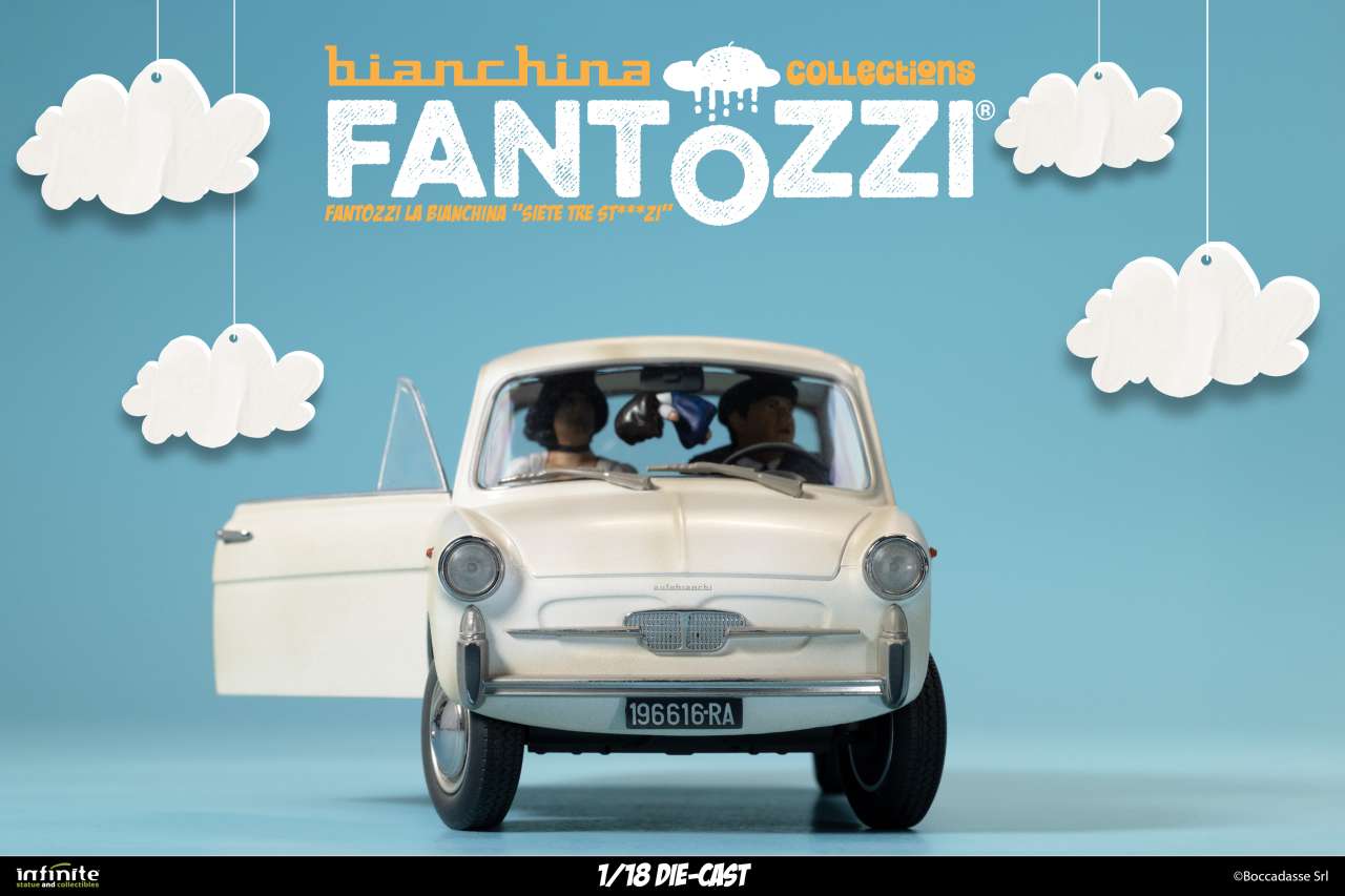Fantozzi la bianchina siete tre st...zi 1/18 die-cast PREORDER - immagine 6