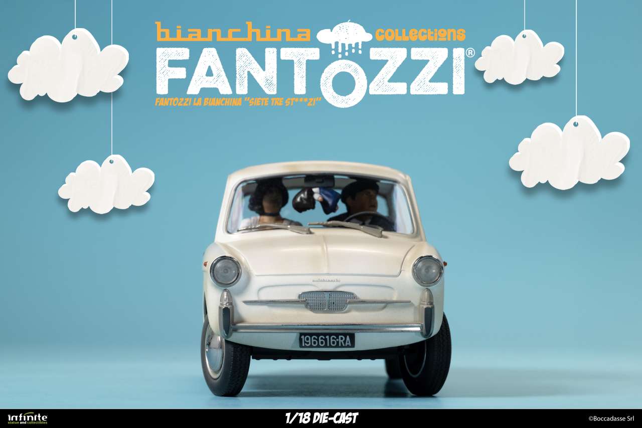 Fantozzi la bianchina siete tre st...zi 1/18 die-cast PREORDER - immagine 9