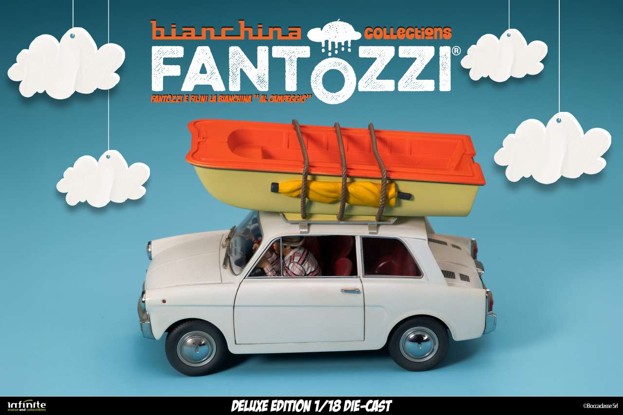Fantozzi e filini la bianchina al campeggio 1/18 die-cast deluxe edition PREORDER - immagine 2