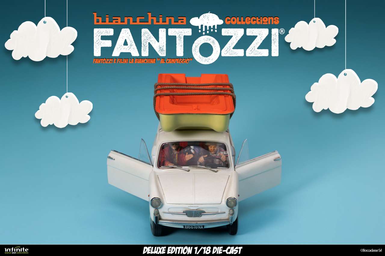 Fantozzi e filini la bianchina al campeggio 1/18 die-cast deluxe edition PREORDER - immagine 5