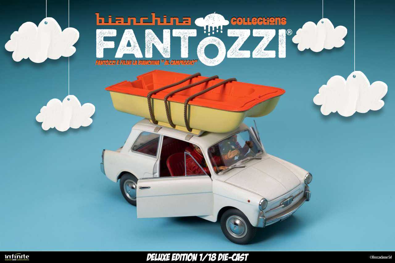 Fantozzi e filini la bianchina al campeggio 1/18 die-cast deluxe edition PREORDER - immagine 6