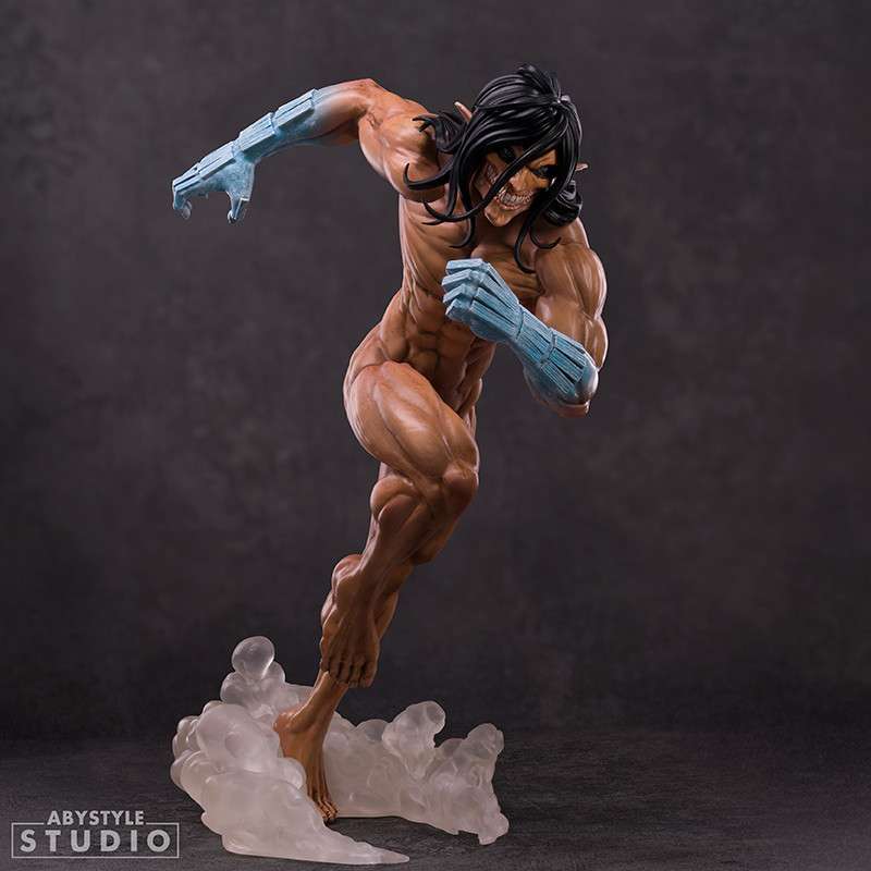 Attack on titan eren titan form 1/10 super figure collection statue PREORDER - immagine 3