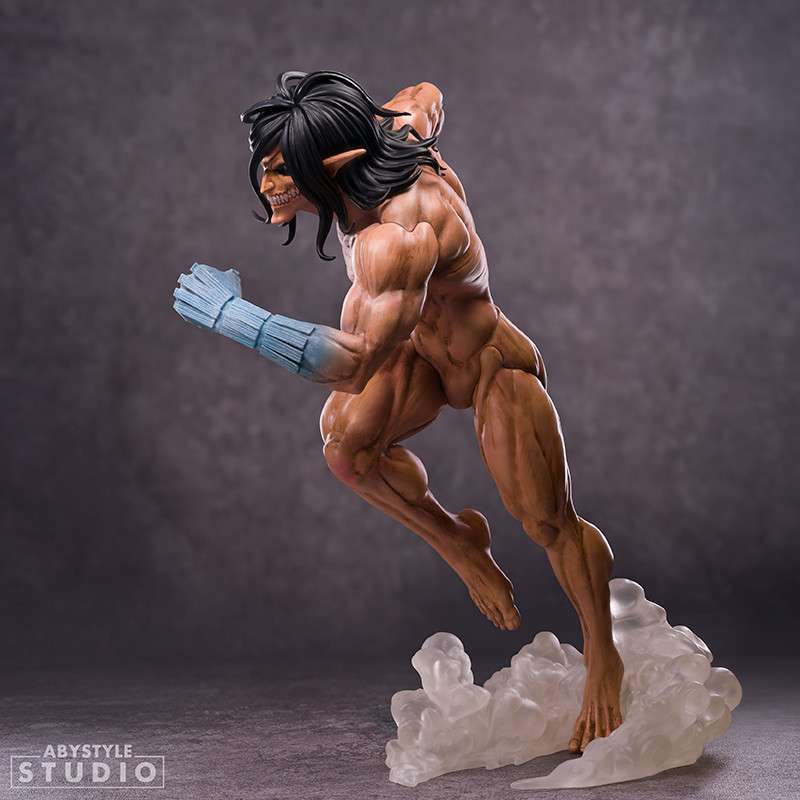 Attack on titan eren titan form 1/10 super figure collection statue PREORDER - immagine 4