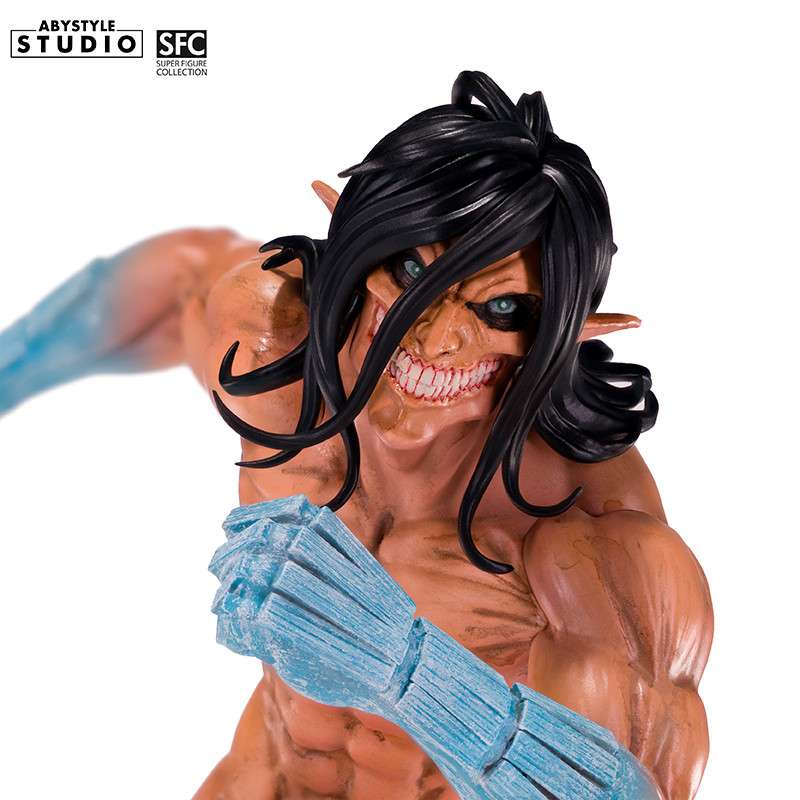 Attack on titan eren titan form 1/10 super figure collection statue PREORDER - immagine 9