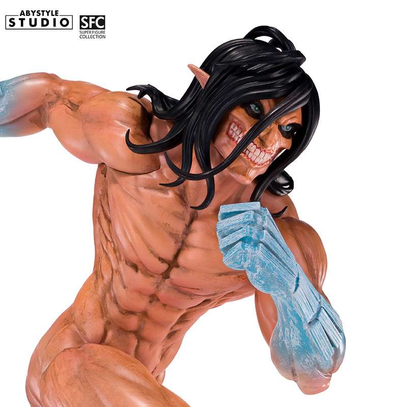 Attack on titan eren titan form 1/10 super figure collection statue PREORDER - immagine 10