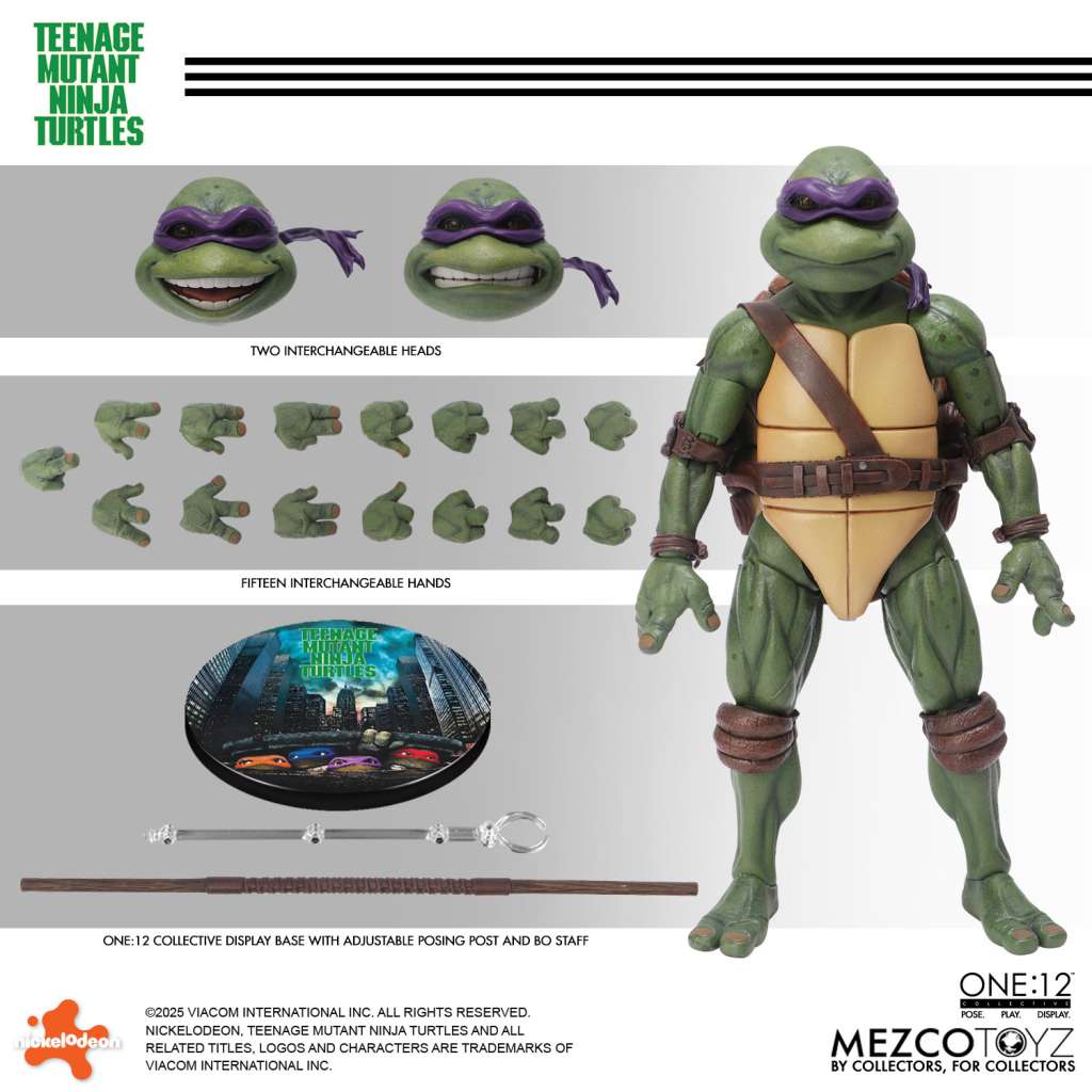 One 12 collective teenage mutant ninja turtles 1990 movie af PREORDER - immagine 6