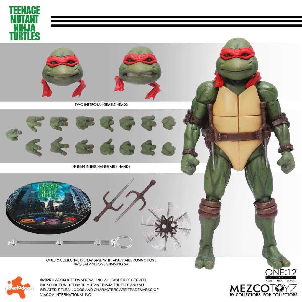 One 12 collective teenage mutant ninja turtles 1990 movie af PREORDER - immagine 9