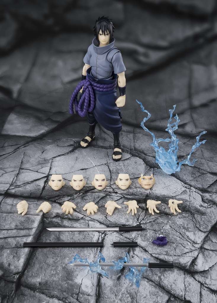 Naruto sasuke uchiha solitary shinobi s.h.figuarts PREORDER - immagine 8