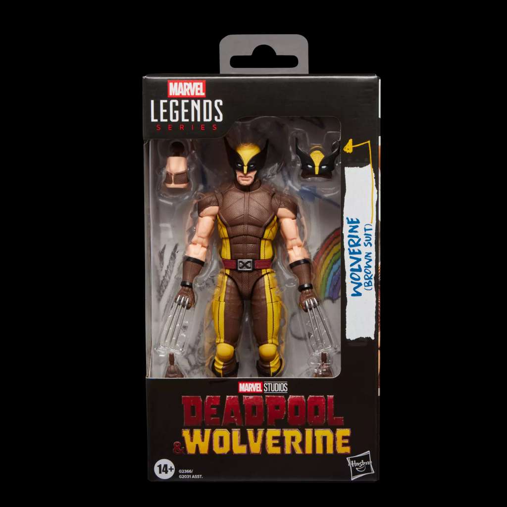 Marvel legends deadpool and wolverine wolverine brown suit action figure PREORDER - immagine 4