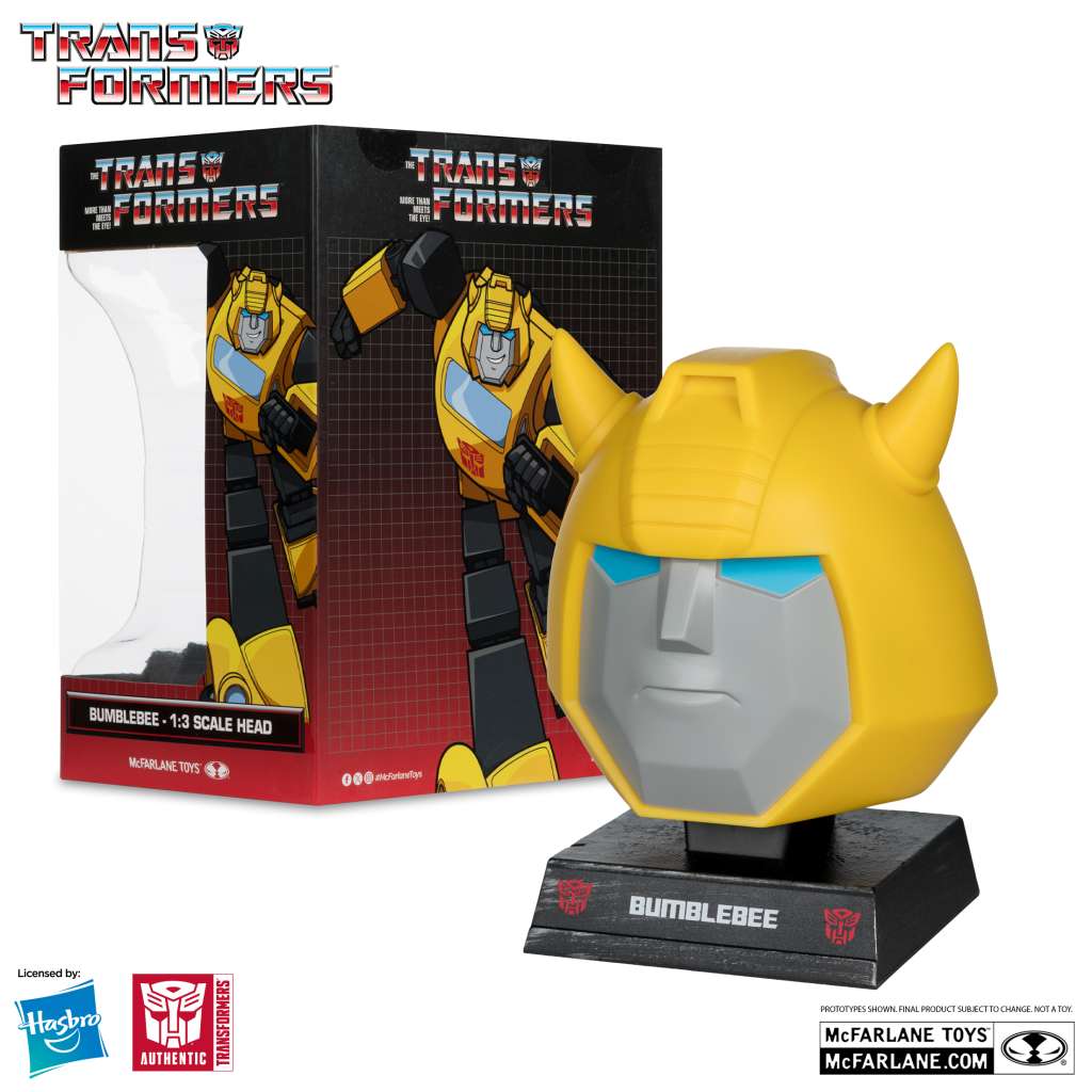 Transformers 1:3 head replica bumblebee PREORDER