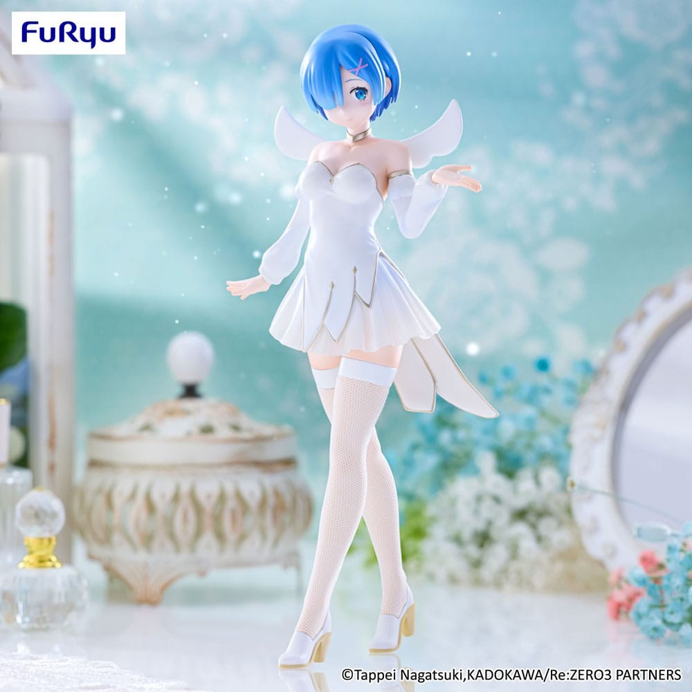 RE: ZERO STARTING LIFE IN ANOTHER WORLD - BICUTE PURE FIGURE - REM - LITTLE WINGS Ver. PREORDER - immagine 2