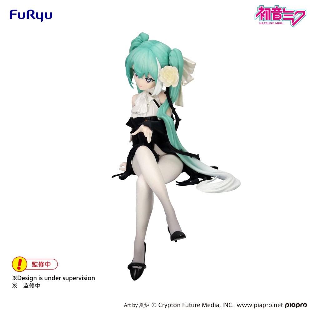 HATSUNE MIKU - NOODLE STOPPER FIGURE - MIKU FLOWER FAIRY - WHITE ROSE Ver. PREORDER - immagine 2