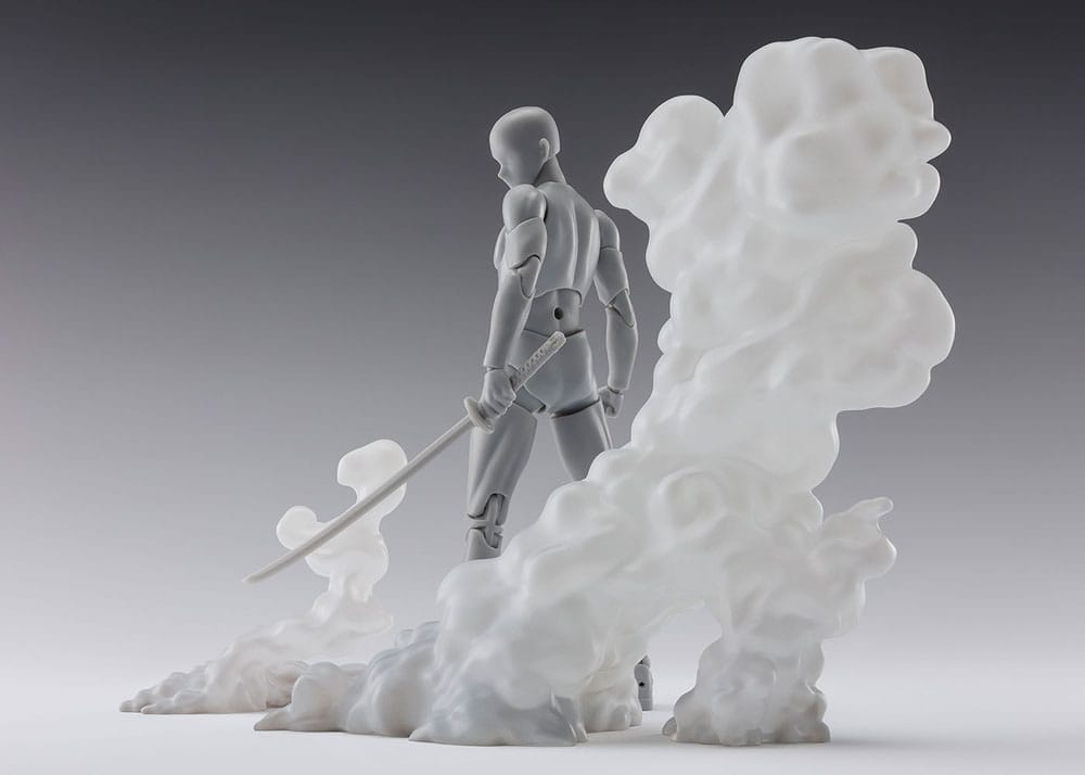 Tamashii Effect Action Figure Accessory Smoke White Version for S.H.Figuarts PREORDER - immagine 2
