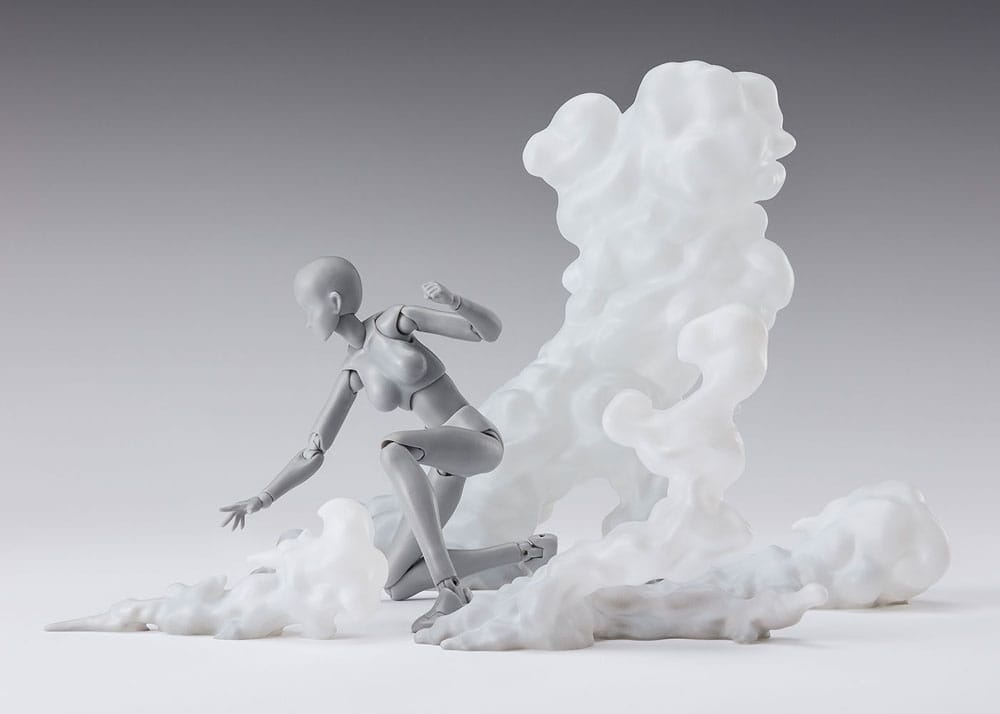 Tamashii Effect Action Figure Accessory Smoke White Version for S.H.Figuarts PREORDER - immagine 3