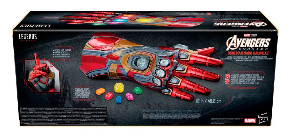 Marvel Legends Series Electronic Iron Man Nano Gauntlet PREORDER - immagine 11