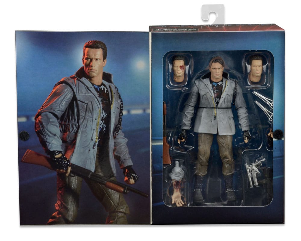Terminator Action Figure Ultimate T-800 (Tech Noir) 18 cm PREORDER - immagine 4
