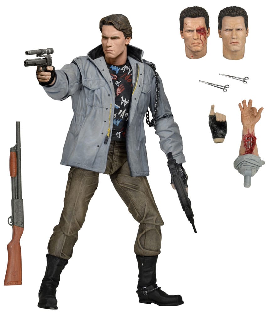 Terminator Action Figure Ultimate T-800 (Tech Noir) 18 cm PREORDER - immagine 5