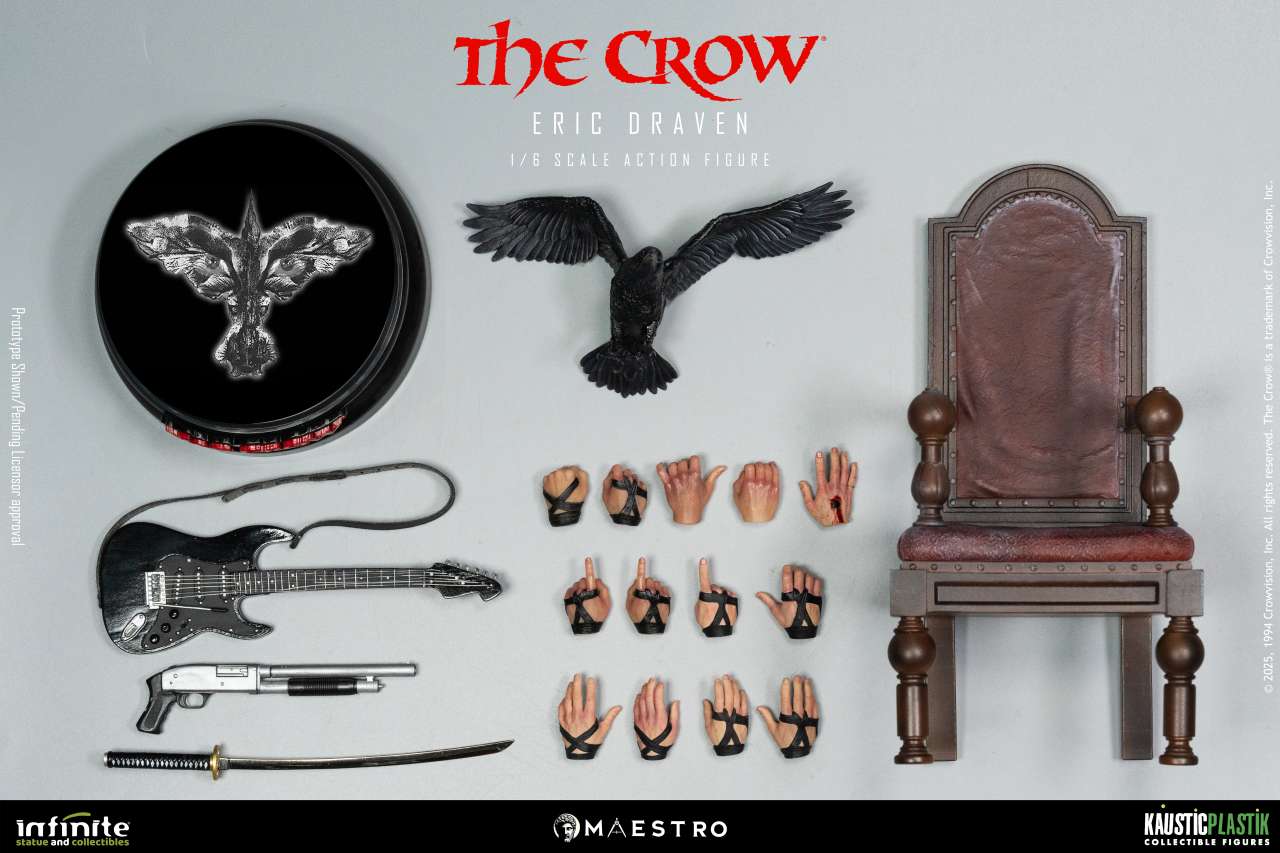 The crow eric draven 1/6 luxury action figure standard edition PREORDER - immagine 10