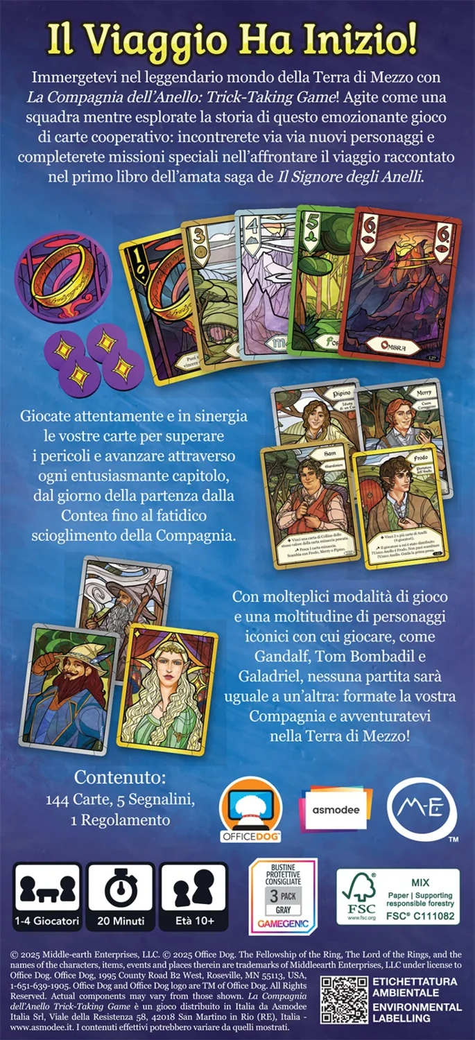 La Compagnia dell’Anello: Trick-Taking Game - immagine 2