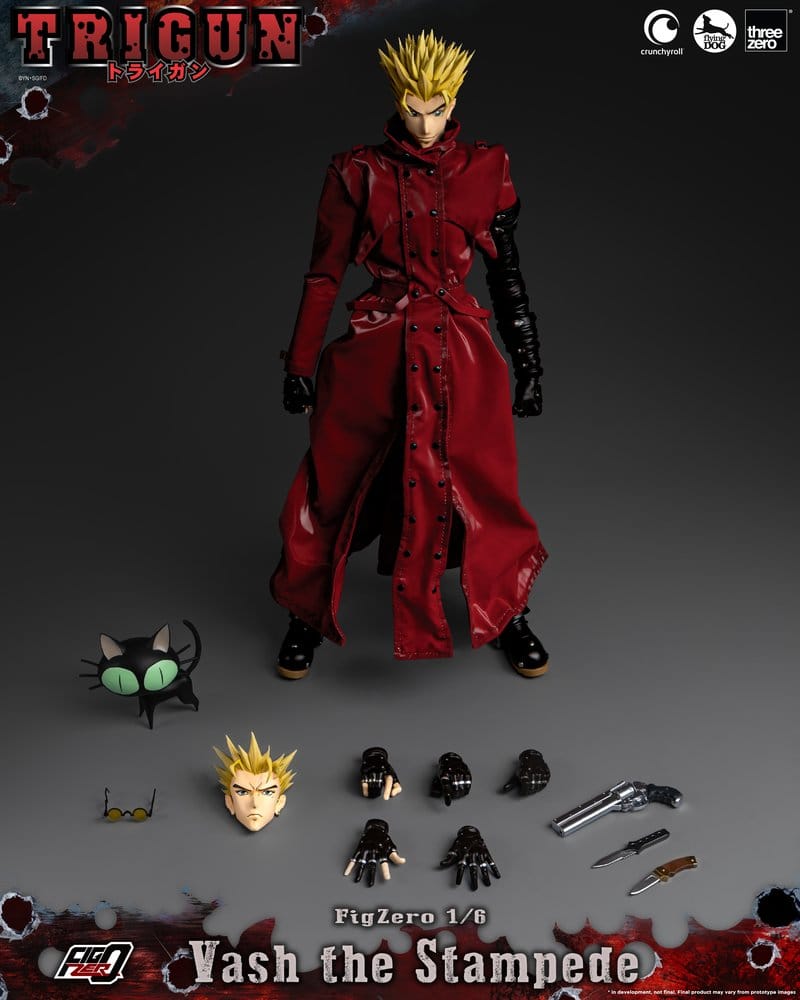 Trigun FigZero Action Figure 1/6 Vash the Stampede 31 cm PREORDER - immagine 2
