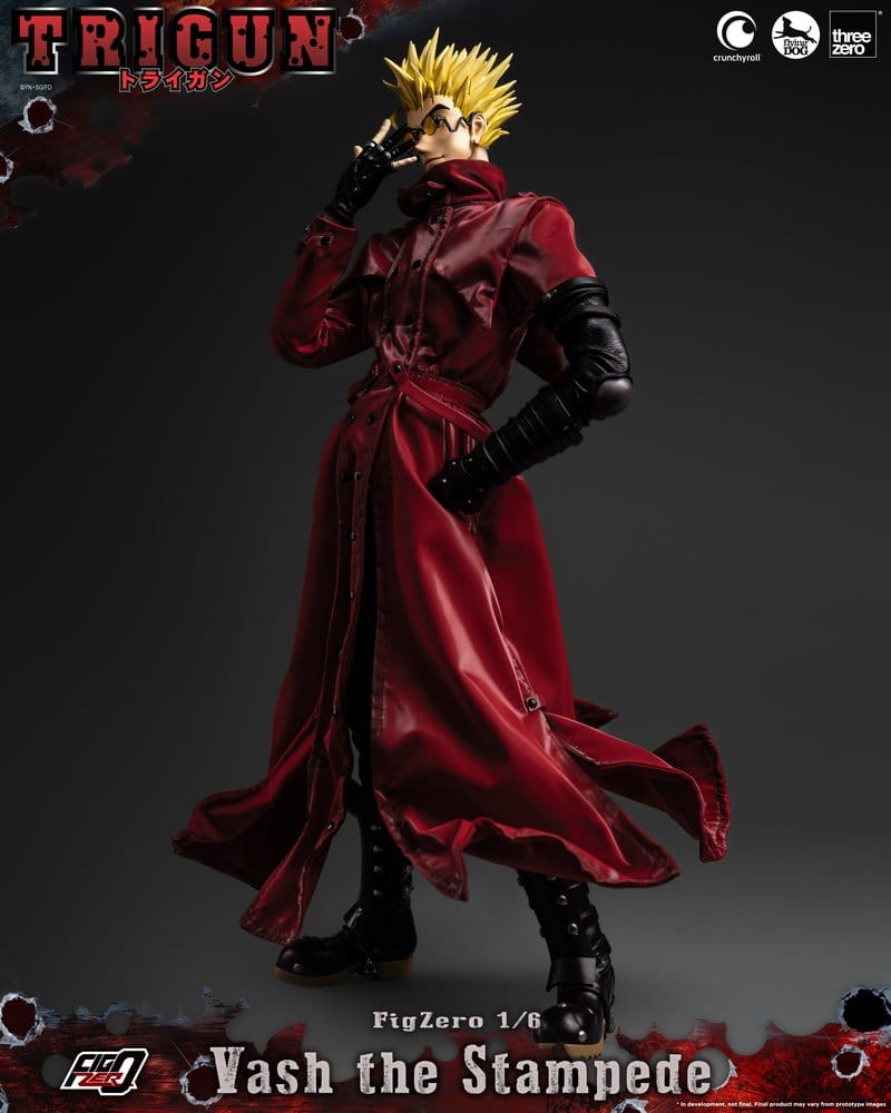 Trigun FigZero Action Figure 1/6 Vash the Stampede 31 cm PREORDER - immagine 3