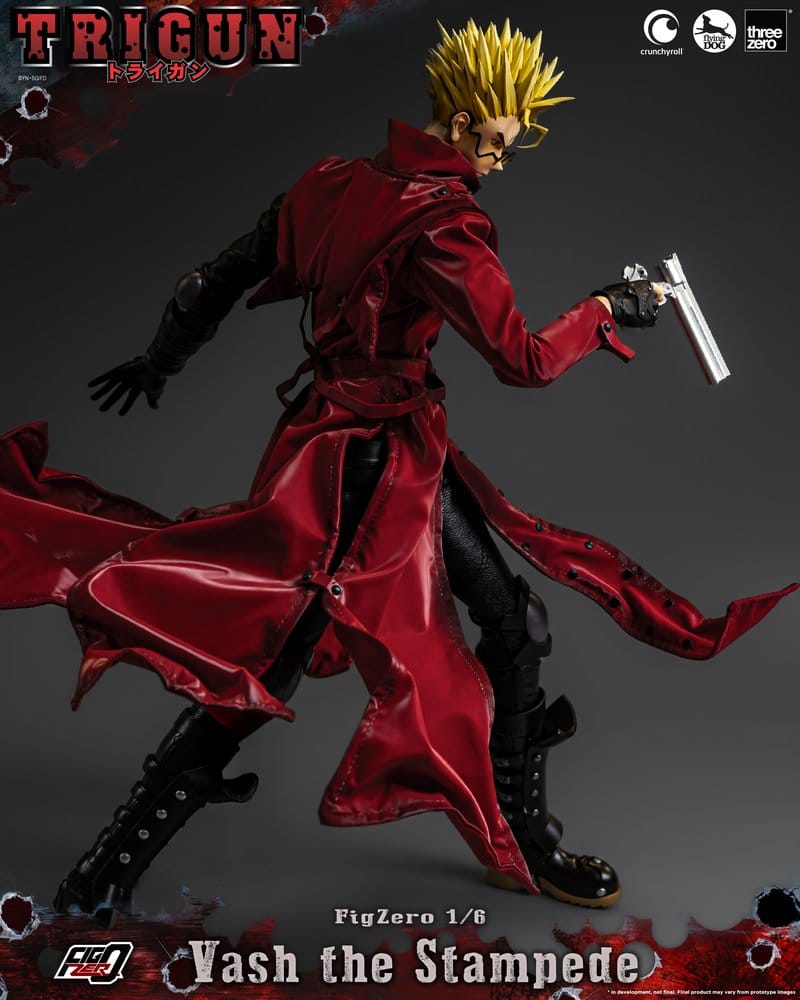 Trigun FigZero Action Figure 1/6 Vash the Stampede 31 cm PREORDER - immagine 4