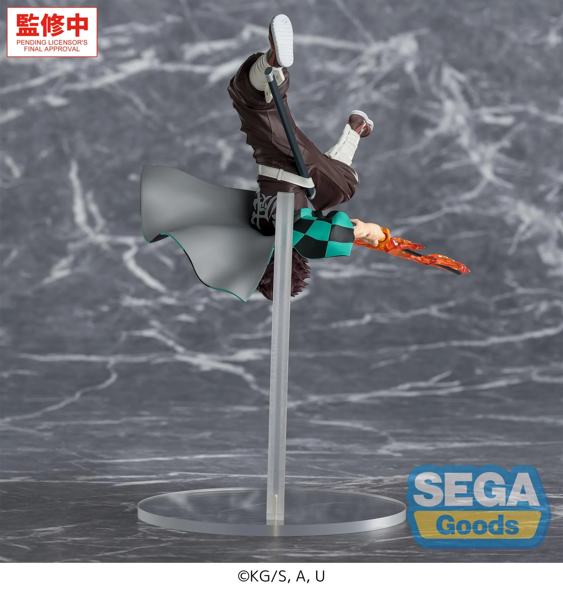 Demon Slayer Tanjiro Hinokami Kagura Setting Sun Transformation Luminasta PREORDER - immagine 2