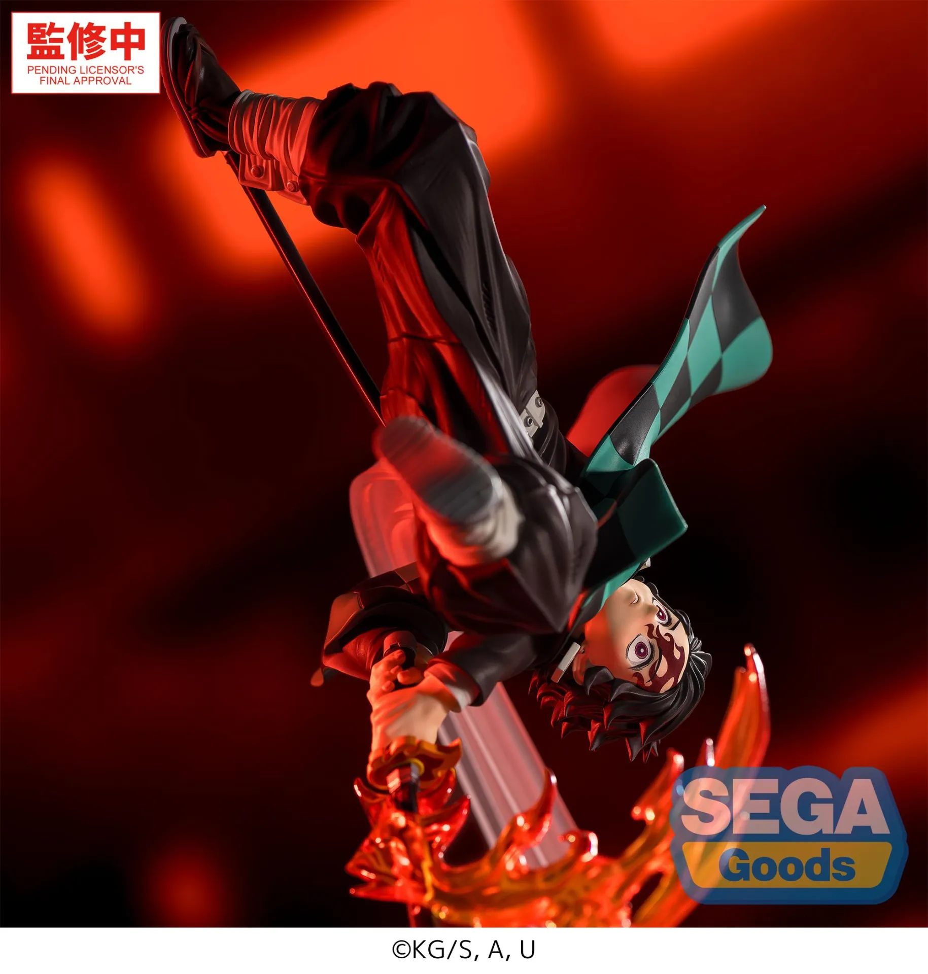 Demon Slayer Tanjiro Hinokami Kagura Setting Sun Transformation Luminasta PREORDER - immagine 6