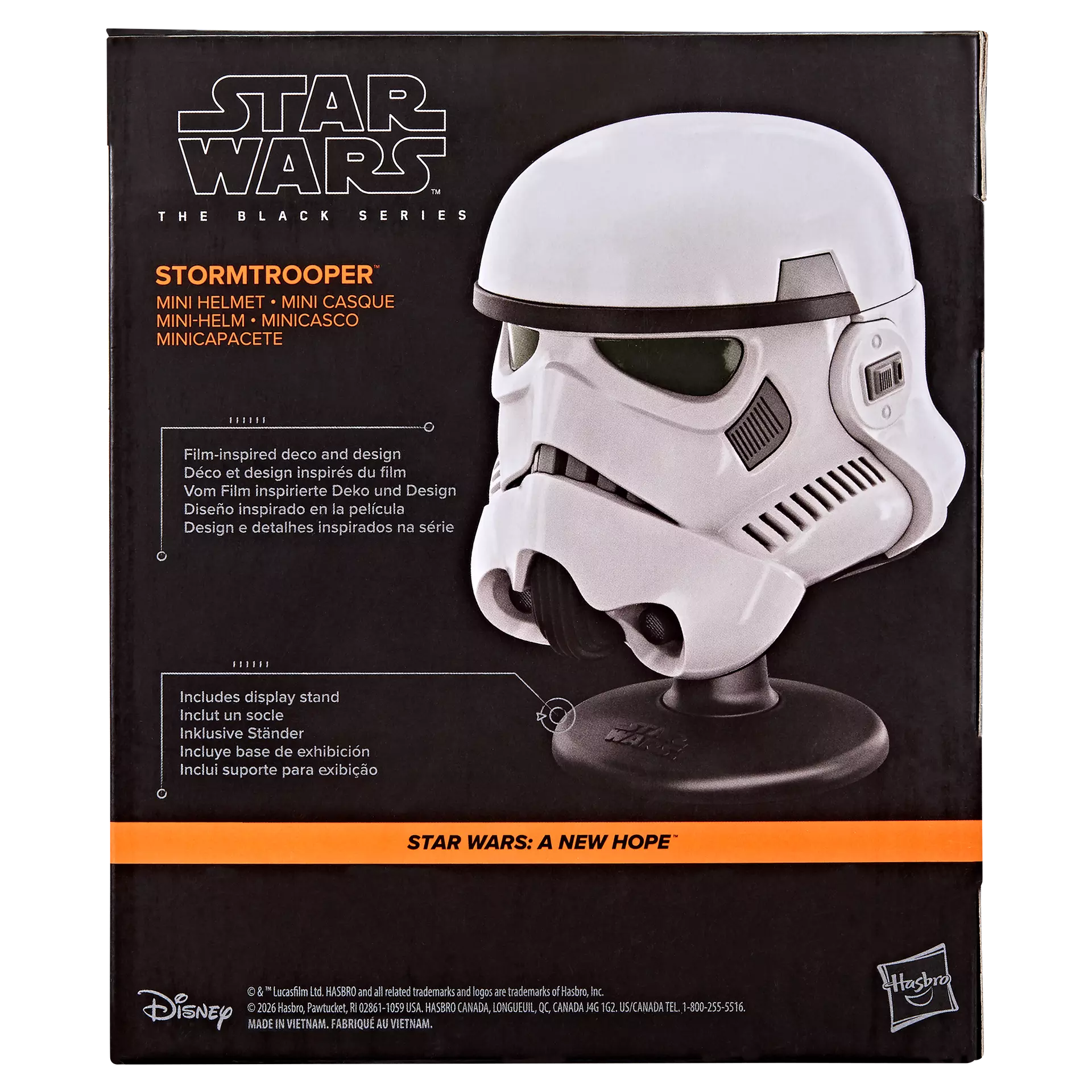 Star Wars Black Serie Stormtrooper Mini Helmet PREORDER - immagine 2