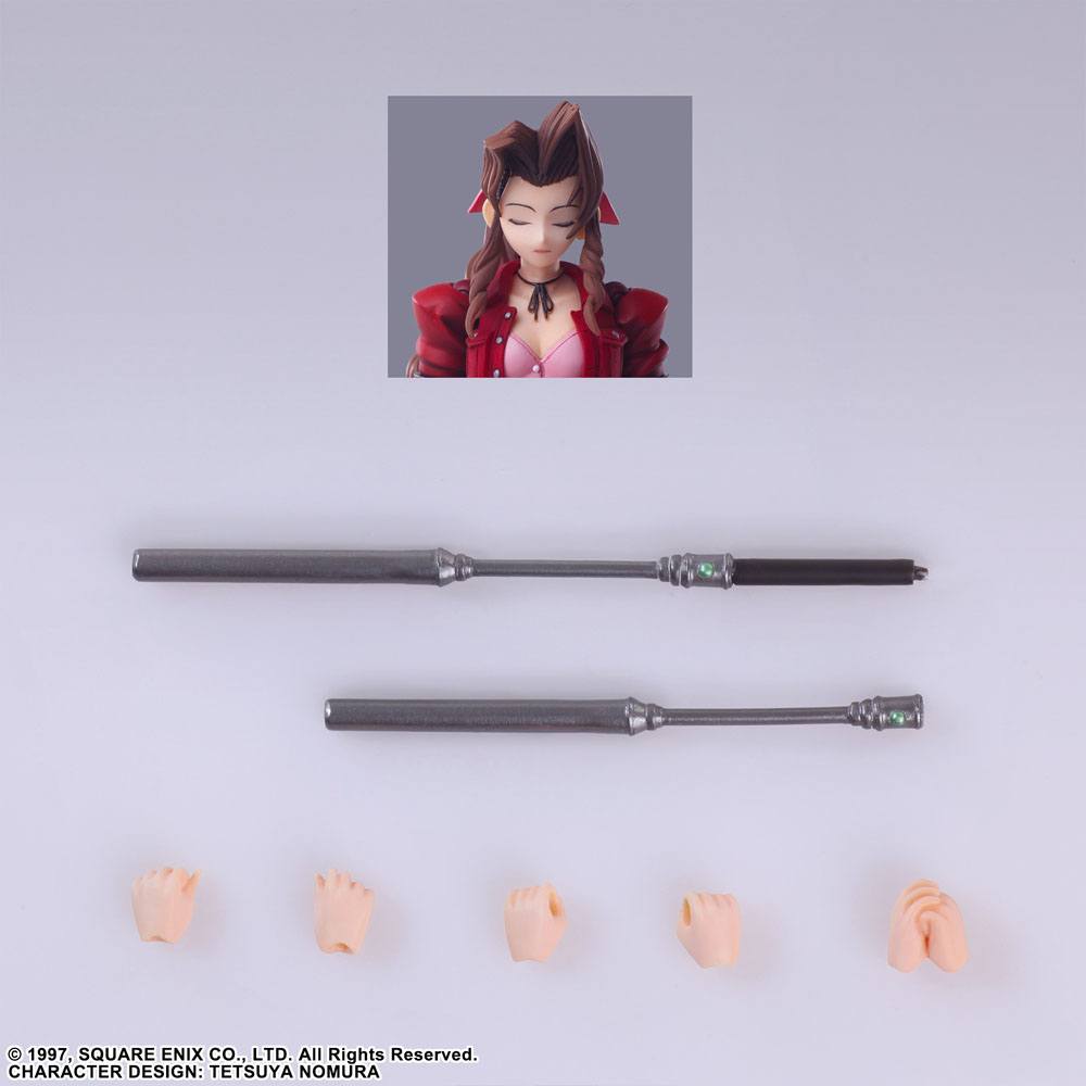 Final Fantasy VII Bring Arts Action Figure Aerith Gainsborough 14 cm PREORDER - immagine 9