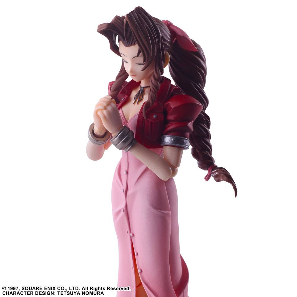 Final Fantasy VII Bring Arts Action Figure Aerith Gainsborough 14 cm PREORDER - immagine 15