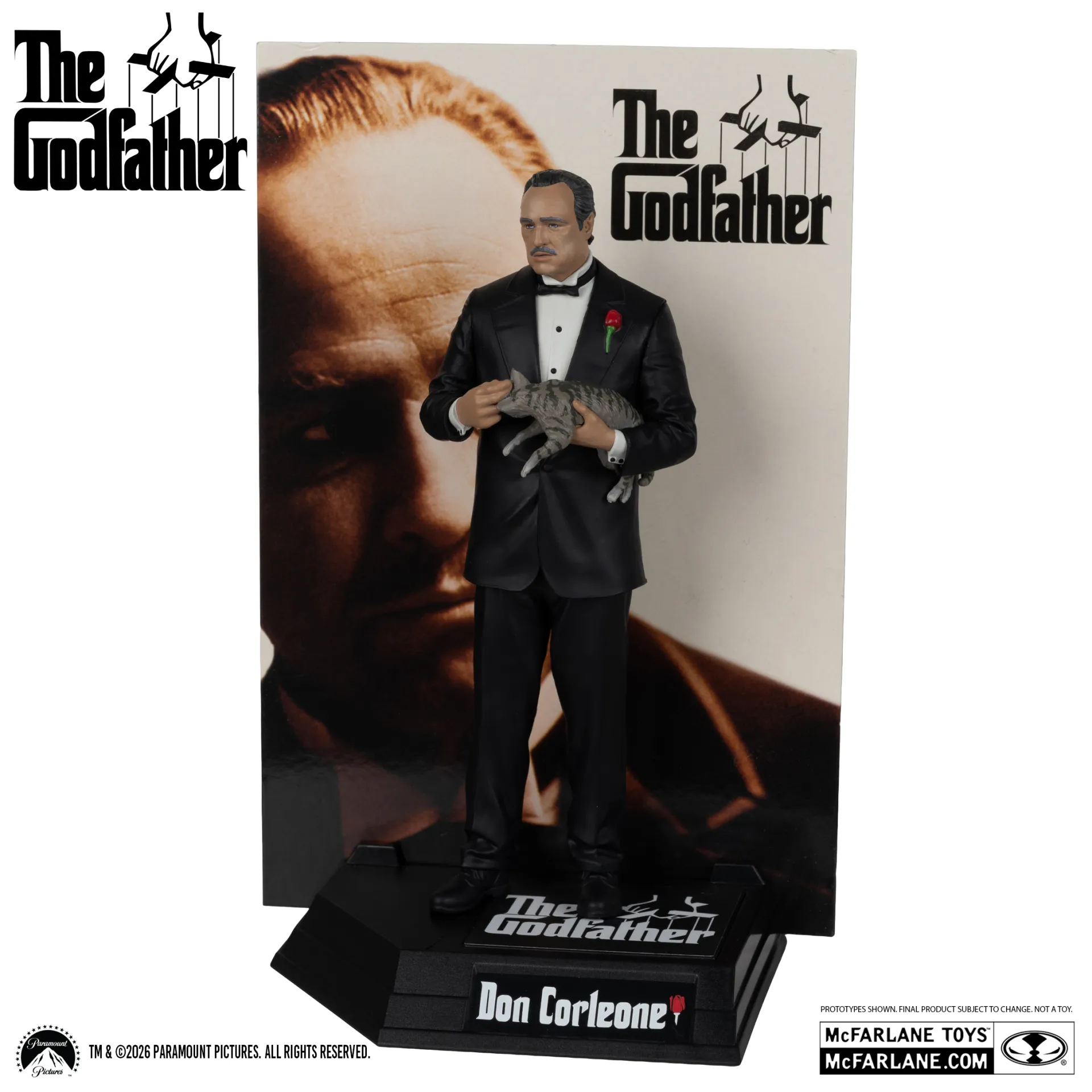 Movie Maniacs Don Corleone The Godfather 6inch Posed Figure PREORDER - immagine 2