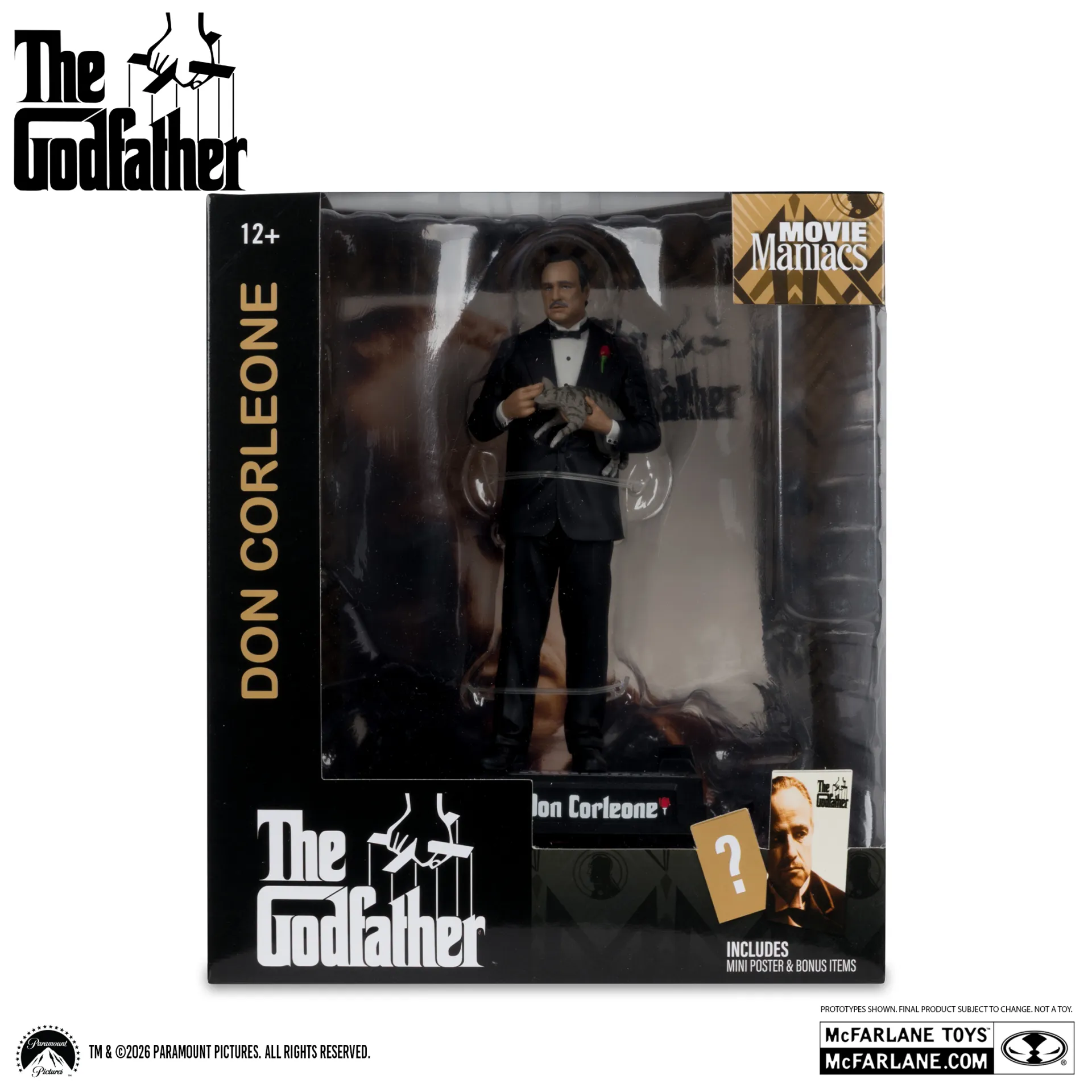 Movie Maniacs Don Corleone The Godfather 6inch Posed Figure PREORDER - immagine 4
