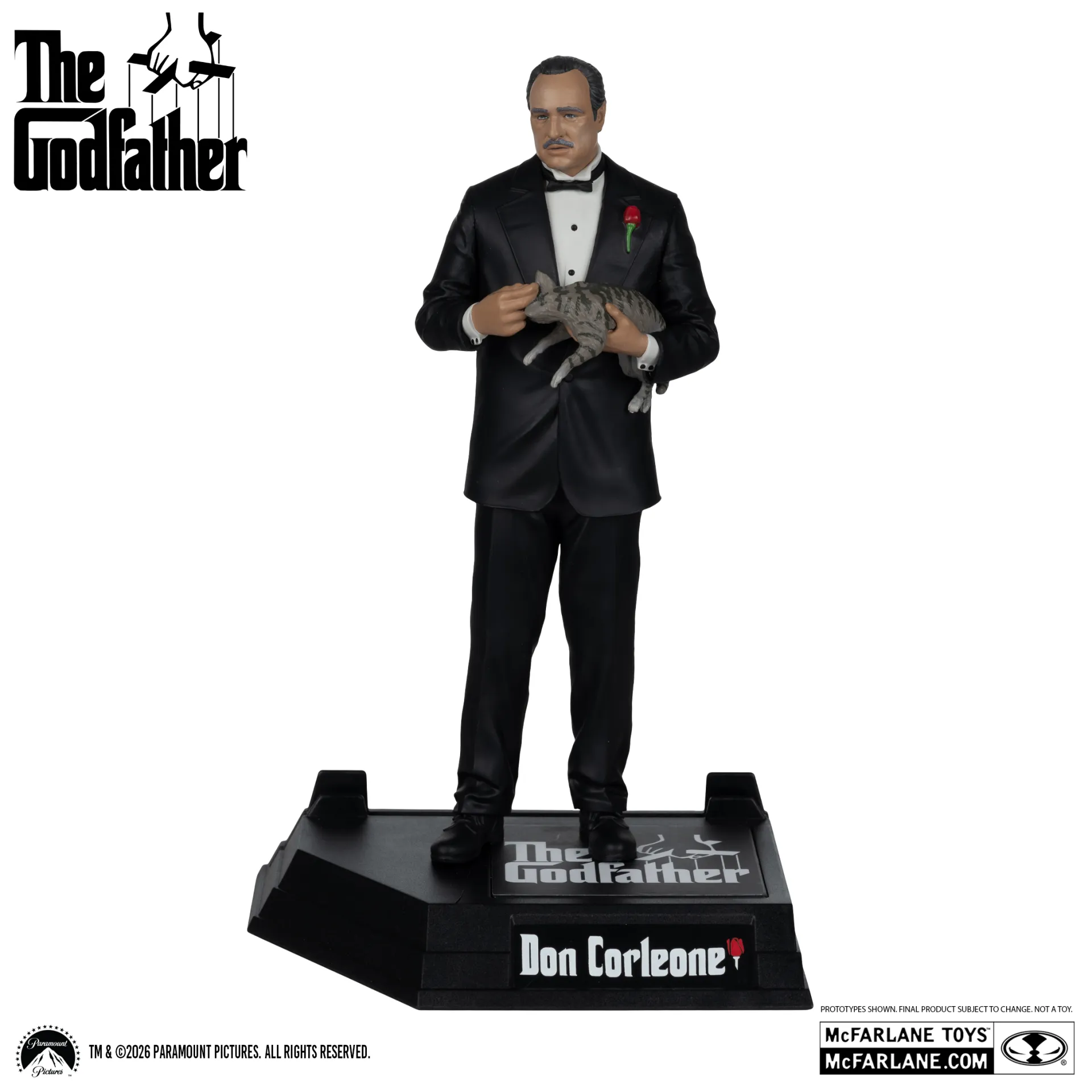 Movie Maniacs Don Corleone The Godfather 6inch Posed Figure PREORDER - immagine 6