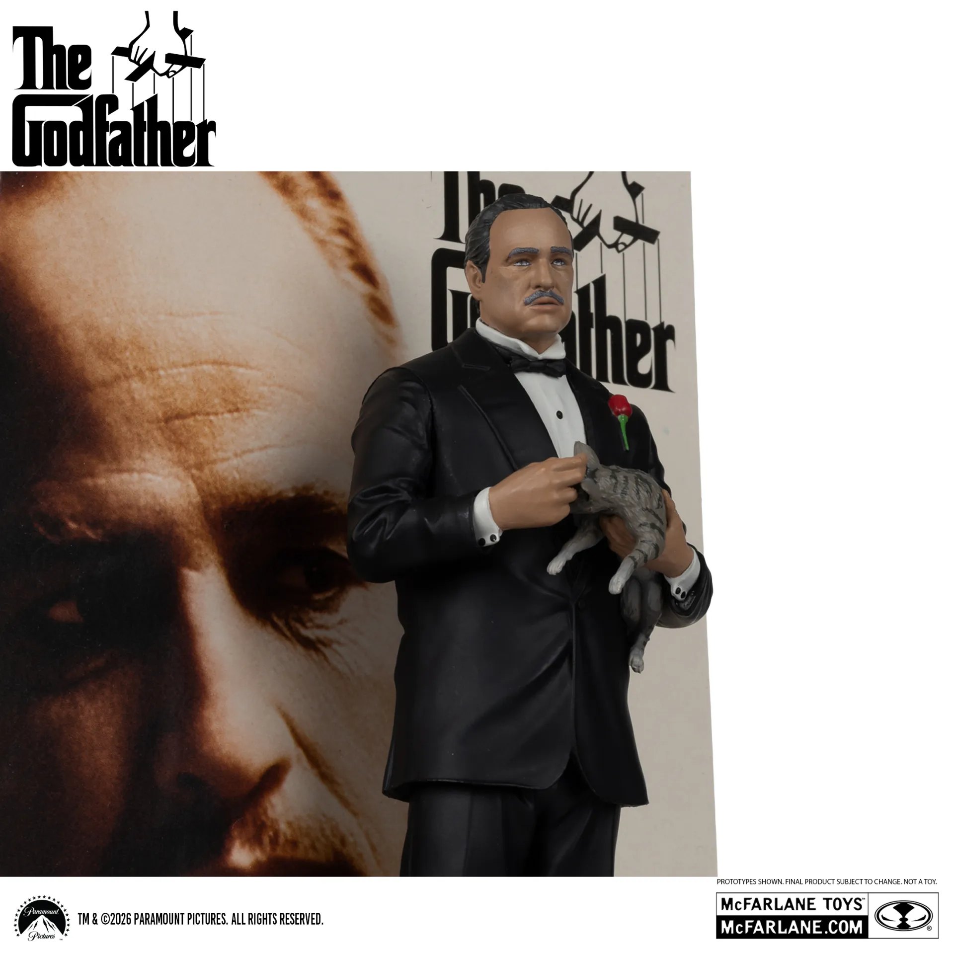 Movie Maniacs Don Corleone The Godfather 6inch Posed Figure PREORDER - immagine 3