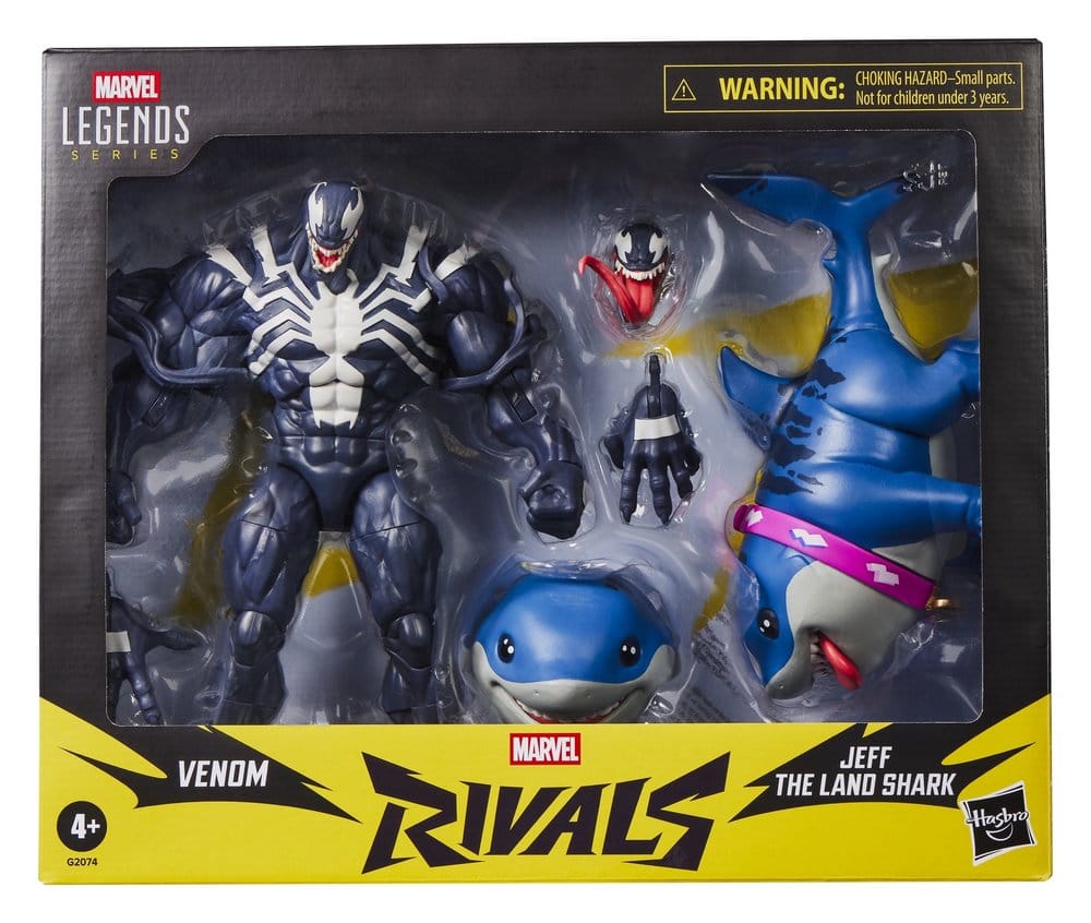 Marvel Rivals Marvel Legends Action Figure 2-Pack Venom & Jeff the Land Shark 15 cm PREORDER - immagine 4